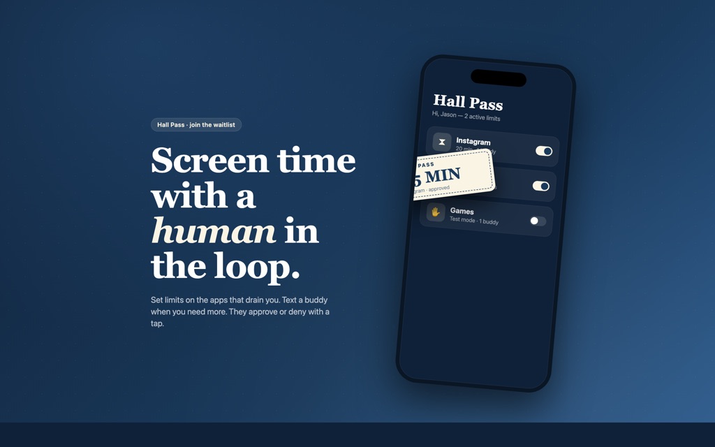 HallPass preview